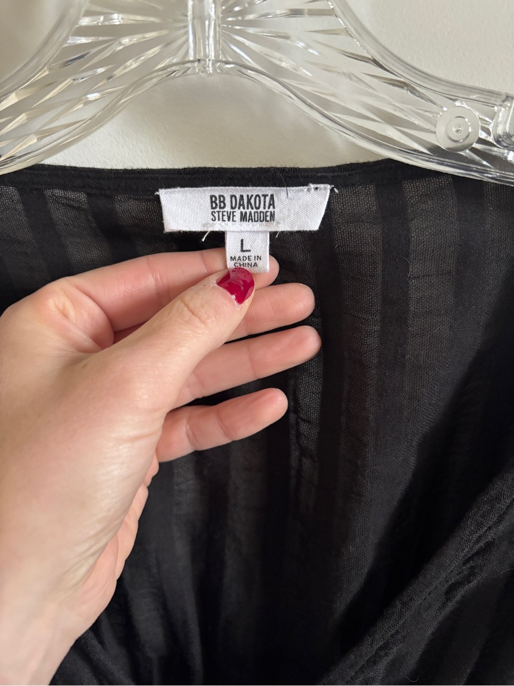 Steve Madden BB Dakota Puff Sleeve Top - Picture 7 of 8